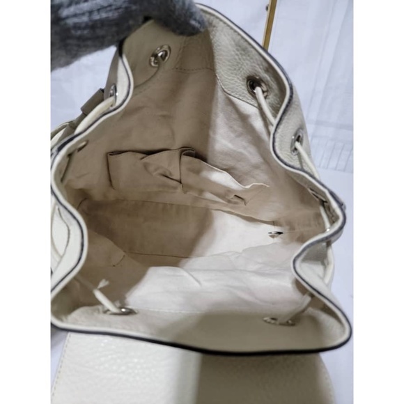 Authentic Gucci Bamboo Rucksack Fringe Backpack Off-White - Picture 13 of 13